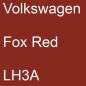 Preview: Volkswagen, Fox Red, LH3A.